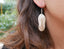 Boucles d'oreilles tong en nacre et perles Tahiti
