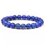 Bracelet en Lapis Lazuli naturel 6 mm- Bonne humeur et amitié