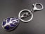 Porte-clefs / bijou de sac en Lapis Lazuli - Arbre de vie