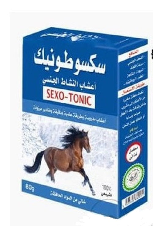 Sexo Tonic Aphrodisiaque 100 % Naturelle 80 g Herbes et Plantes Complexe Libido